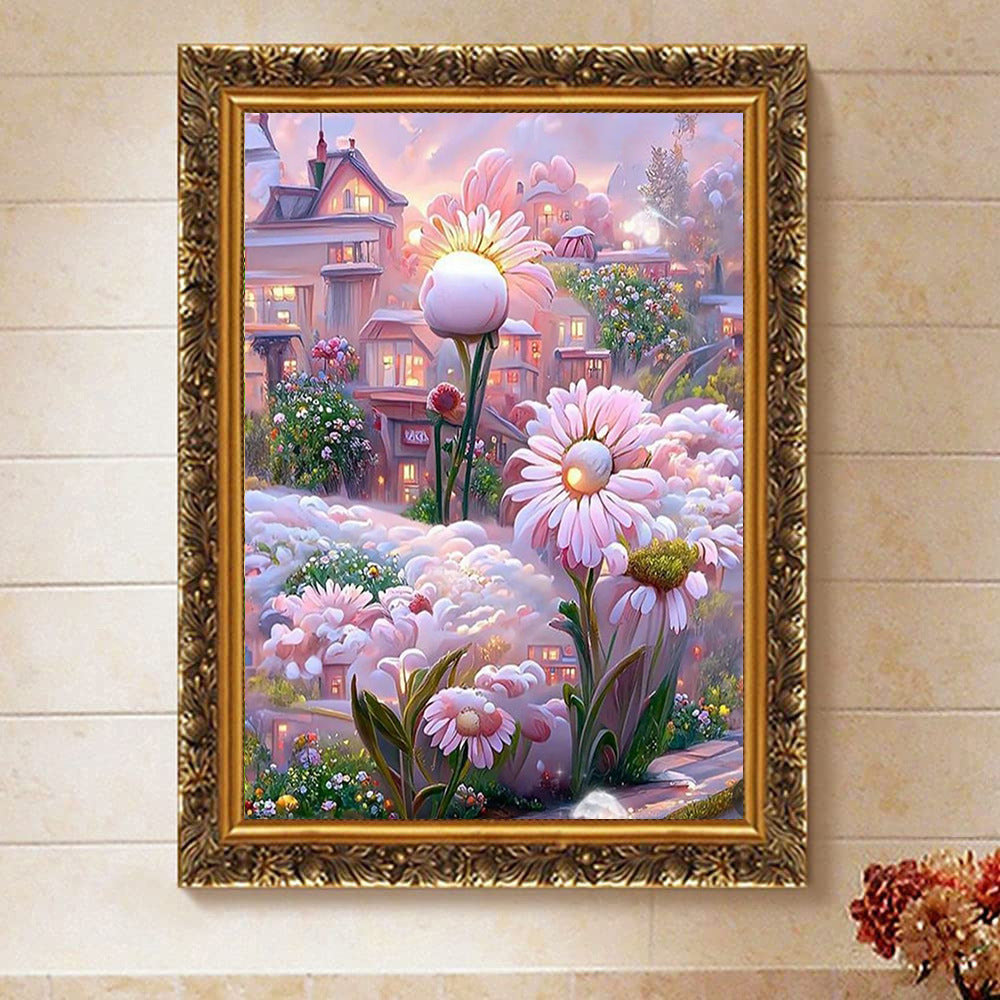 5D Diamond Painting Cure Tulip Flower Decorative Painting