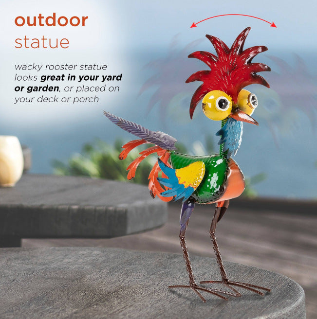 Thanksgiving Garden Rooster Statue Outdoor Decoration Ornaments