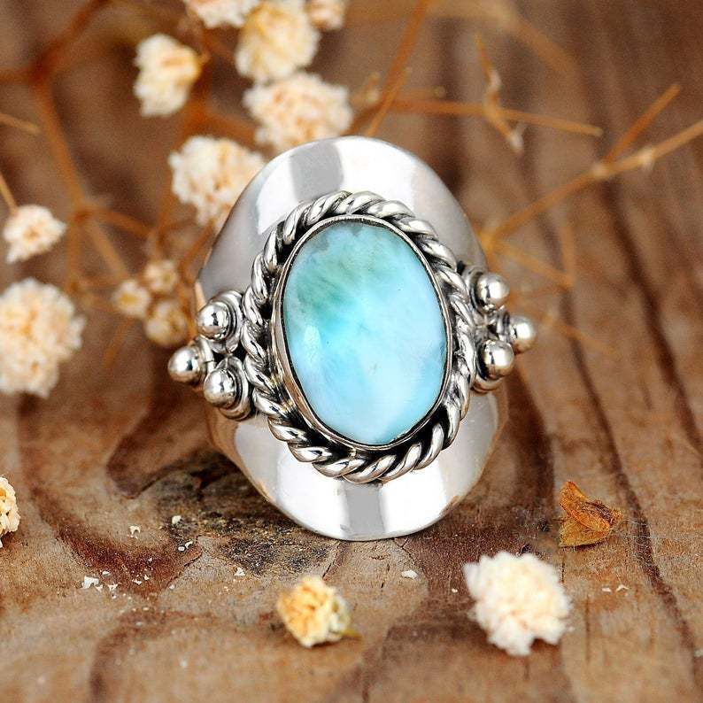 Bohemian Jewelry Emerald Ring