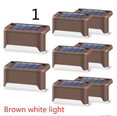 全新升级防水 LED 太阳能栅栏灯太阳能甲板灯太阳能台阶灯户外适用于露台楼梯花园通道台阶庭院