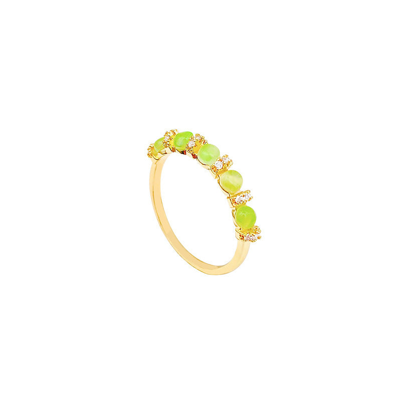 Simple Opal Ring For Women All-match