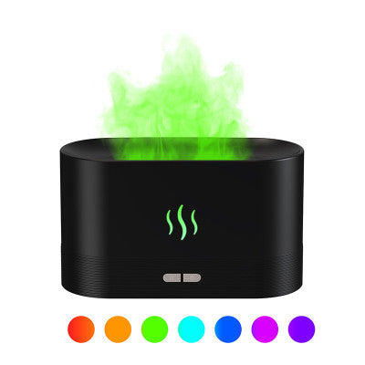 Humidificador de llama ultrasónico USB, difusor de Aroma de llama de fuego de aceite esencial colorido Led RGB, superventas, 2022