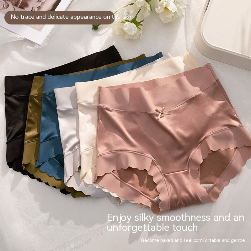 Satin Seamless Ice Silk Underwear