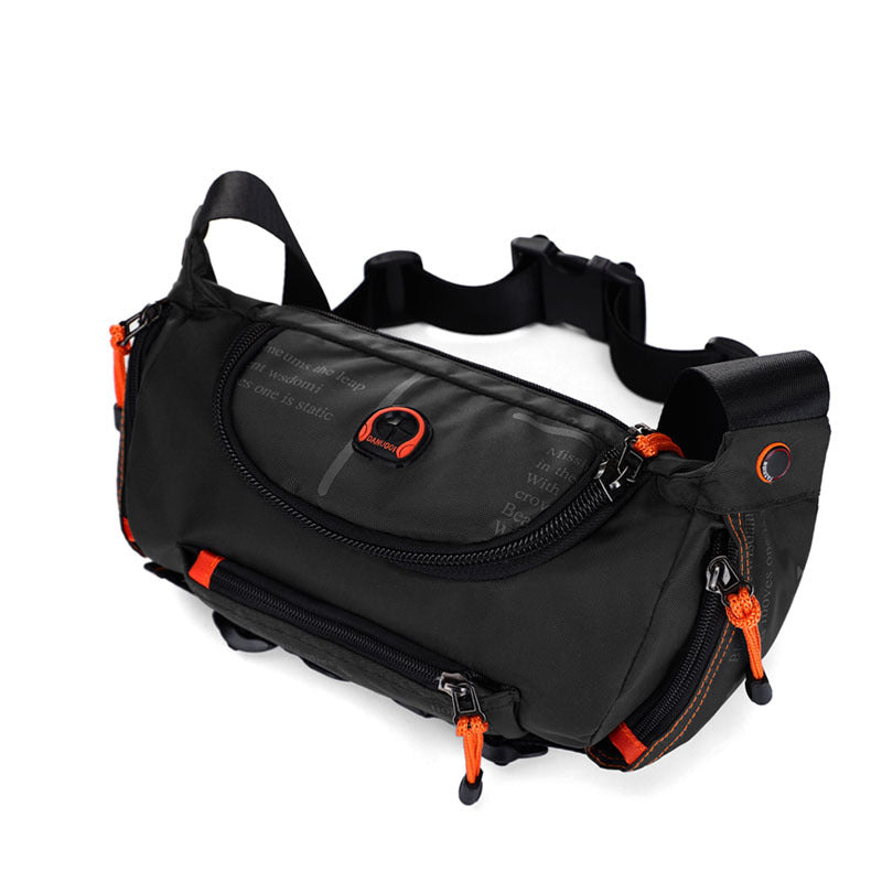 Bandolera multifuncional para hombre, bolso de cintura de gran capacidad para deportes al aire libre y ciclismo informal, escalada de montaña