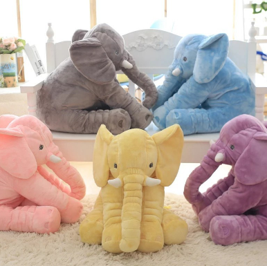 Almohada De Muñeca De Elefante Para Dormir Confort Para Bebé Con