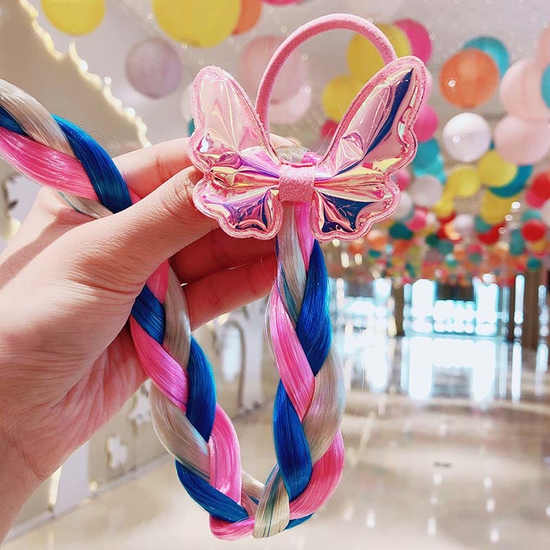 Children's Cartoon Unicorn Color Hair Rope