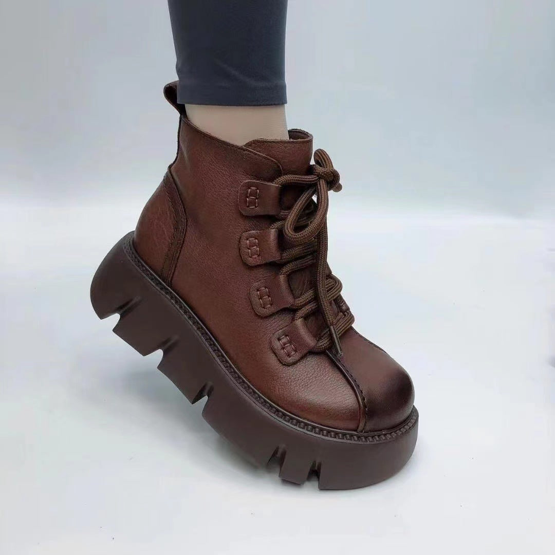 Women's Muffin Thick Snow Boots Fleece-lined