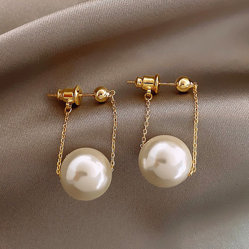 Zircon Earrings And Rings Personalized Pearls