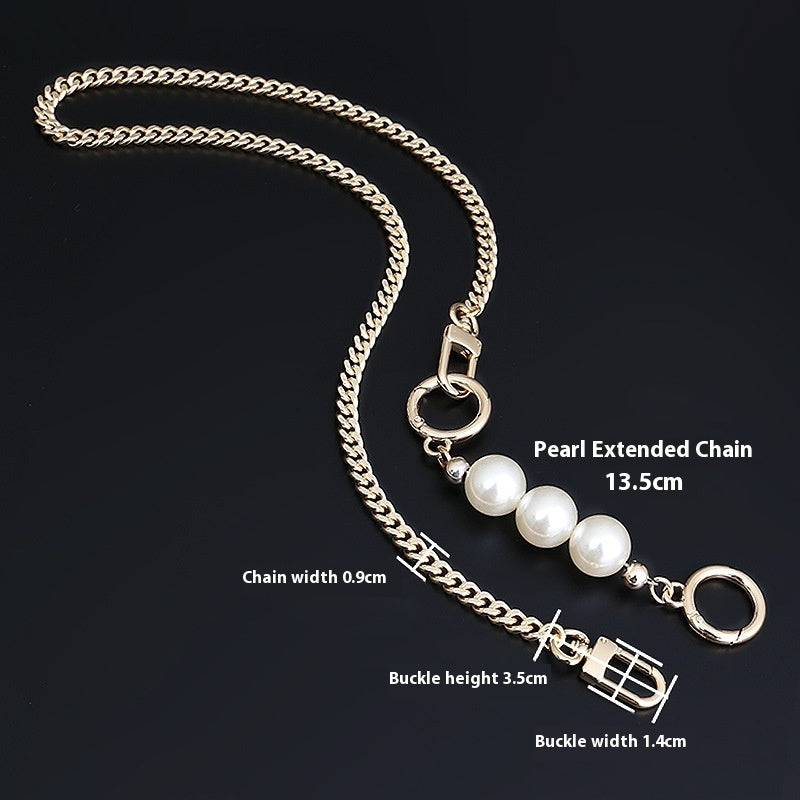 Pearl Extension Bag Chain Shoulder Strap Extension