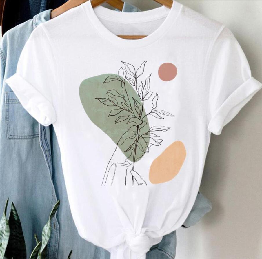 Women's Printed Cartoon Casual T-shirt