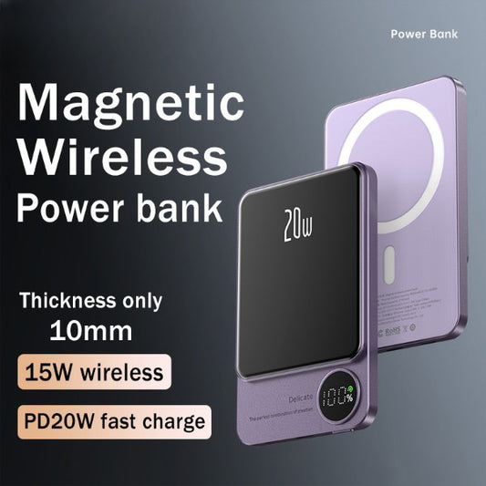 10000mAh Macsafe Powerbank Magnetic Wireless Power Bank For 14 14Pro 14ProMax 14Plus Charger External Auxiliary Battery