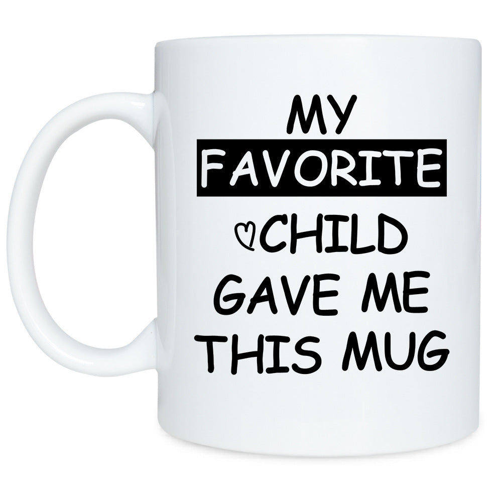 Thanksgiving Father Mother Ceramic Coffee Mug