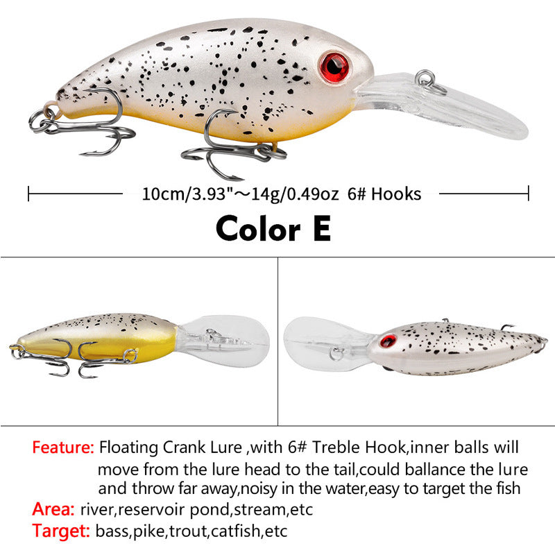 Floating Rock 10CM Road Sub Bait Fishing Gear Supplies