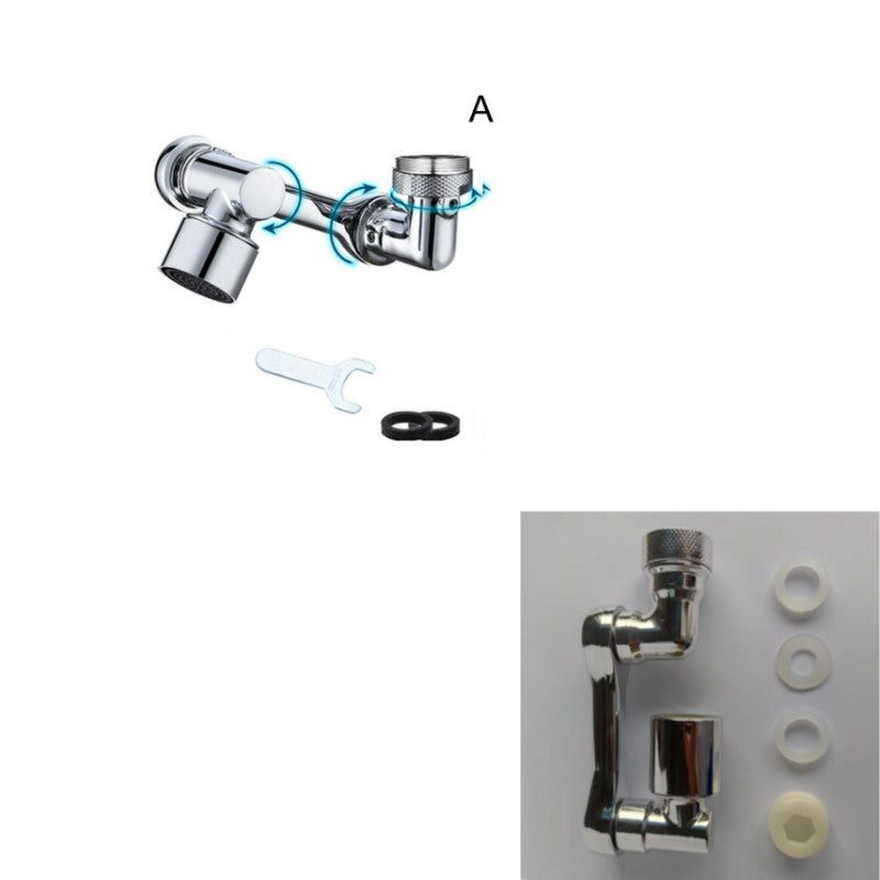 Aireador de grifo giratorio Universal 1080, extensor de grifo multifunción, ducha giratoria Universal resistente a salpicaduras