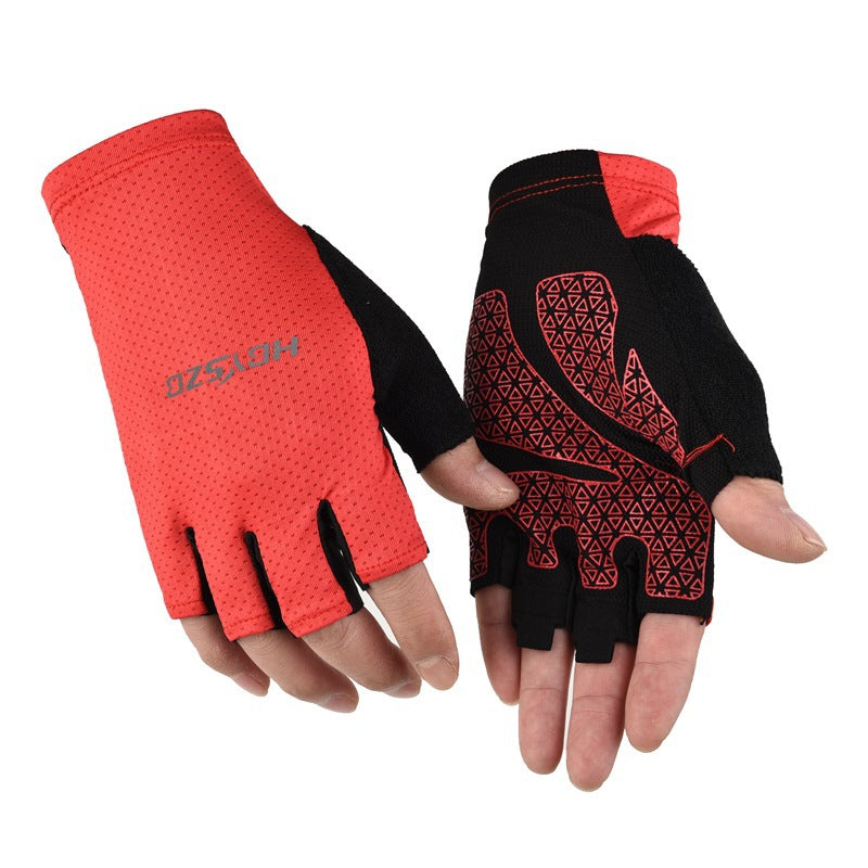 Guantes deportivos de medio dedo para ciclismo para hombre