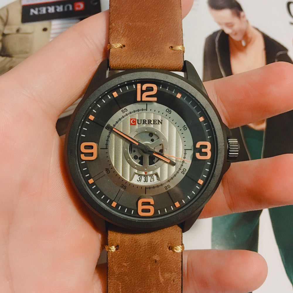 Men's Fashion Personality Sports Casual Waterproof Quartz Watch