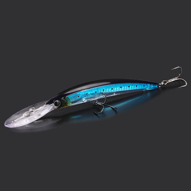 Inside Laser Sea Fishing Long Tongue Deep Diving Lures