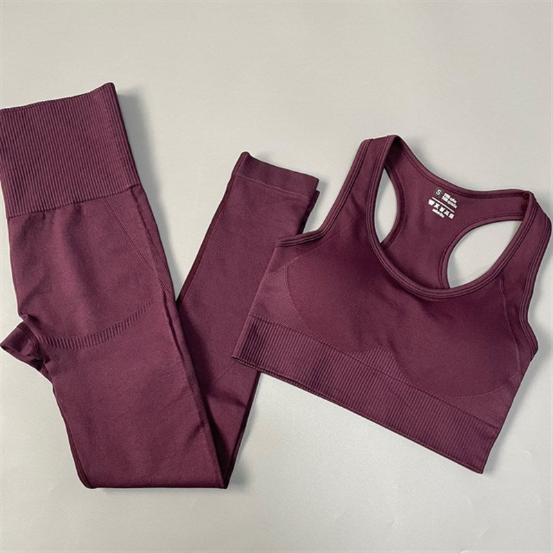 Women's Seamless Exercise Yoga Suit