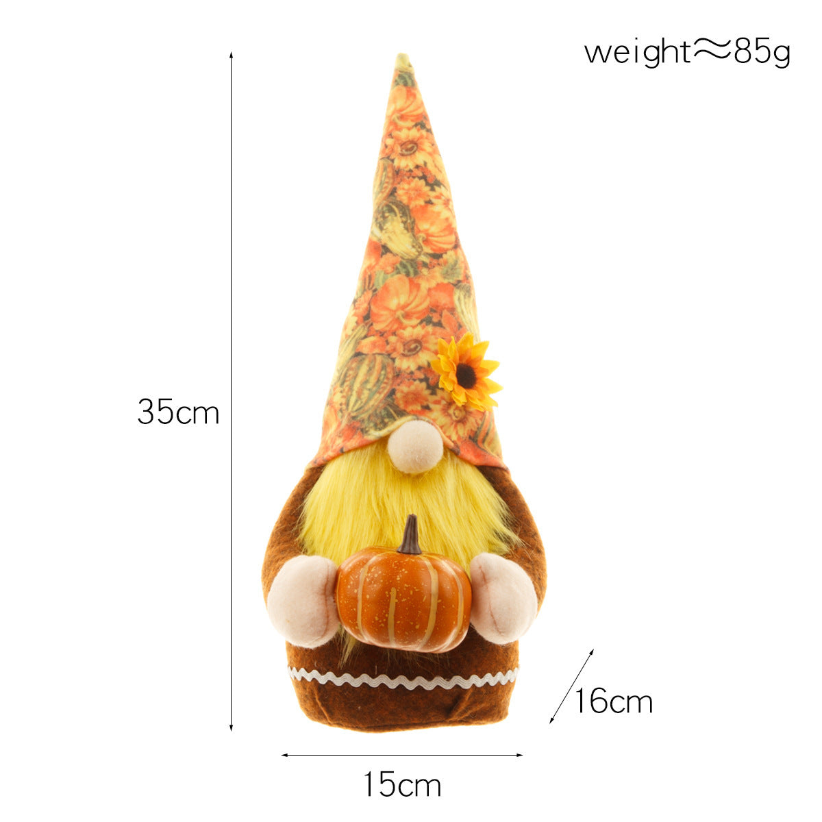 Thanksgiving Harvest Festival Pumpkin Doll