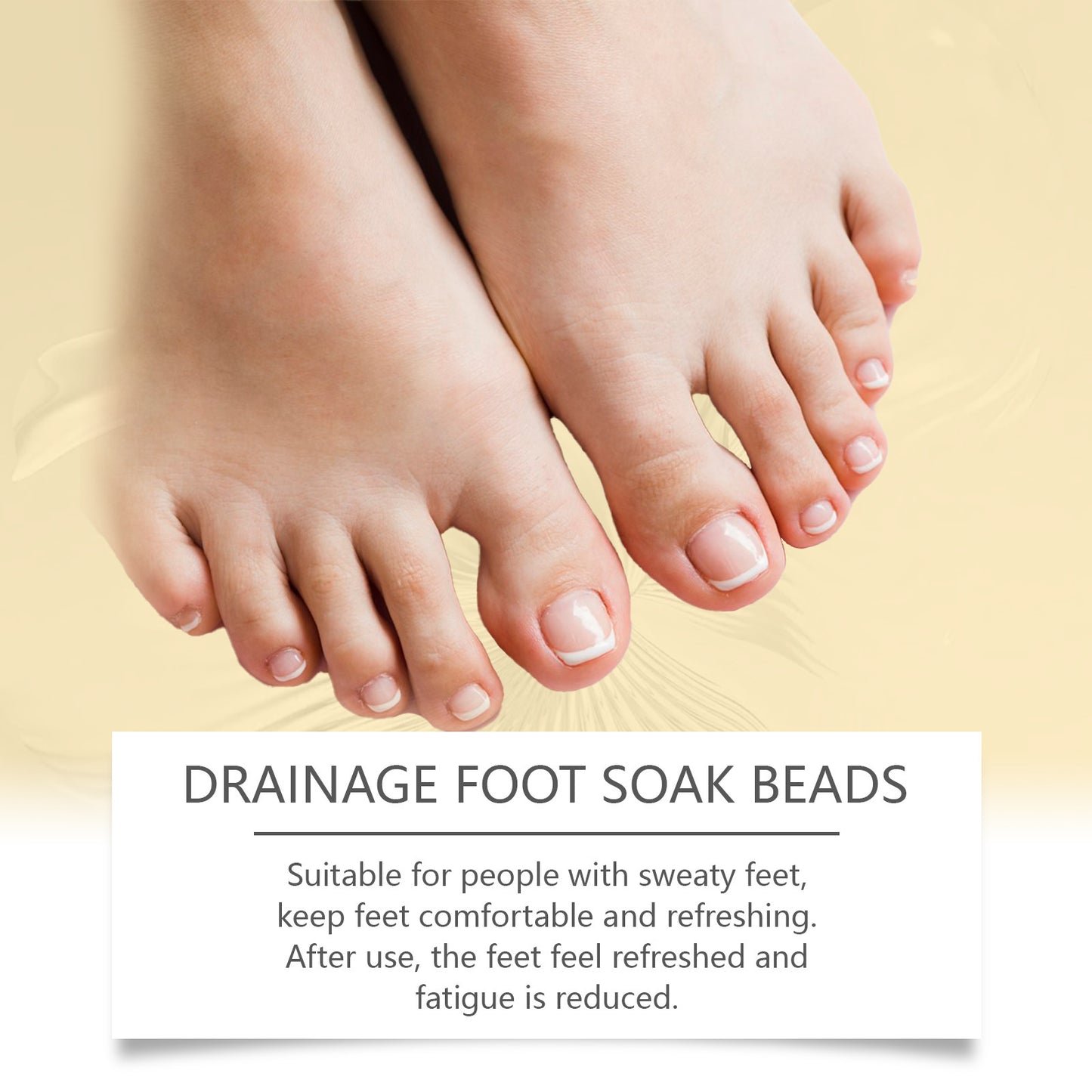 Mild Exfoliating Herbal Foot Foam Beads Foaming Foot Bath & Soak Foot Bath Powder Herb Bag Care