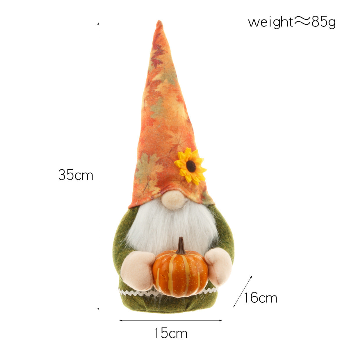 Thanksgiving Harvest Festival Pumpkin Doll