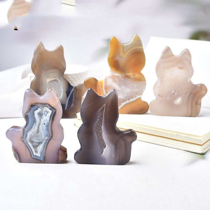 Cure Department Lovely Agate Crystal Cave Cat Home