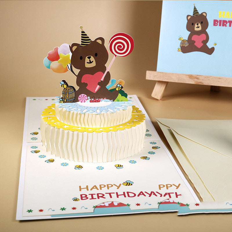 Thanksgiving 3d Pop-up Greeting Card