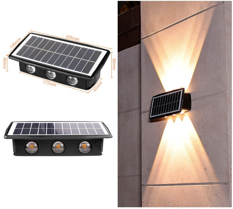 Impermeabilización de luces solares de pared para exteriores