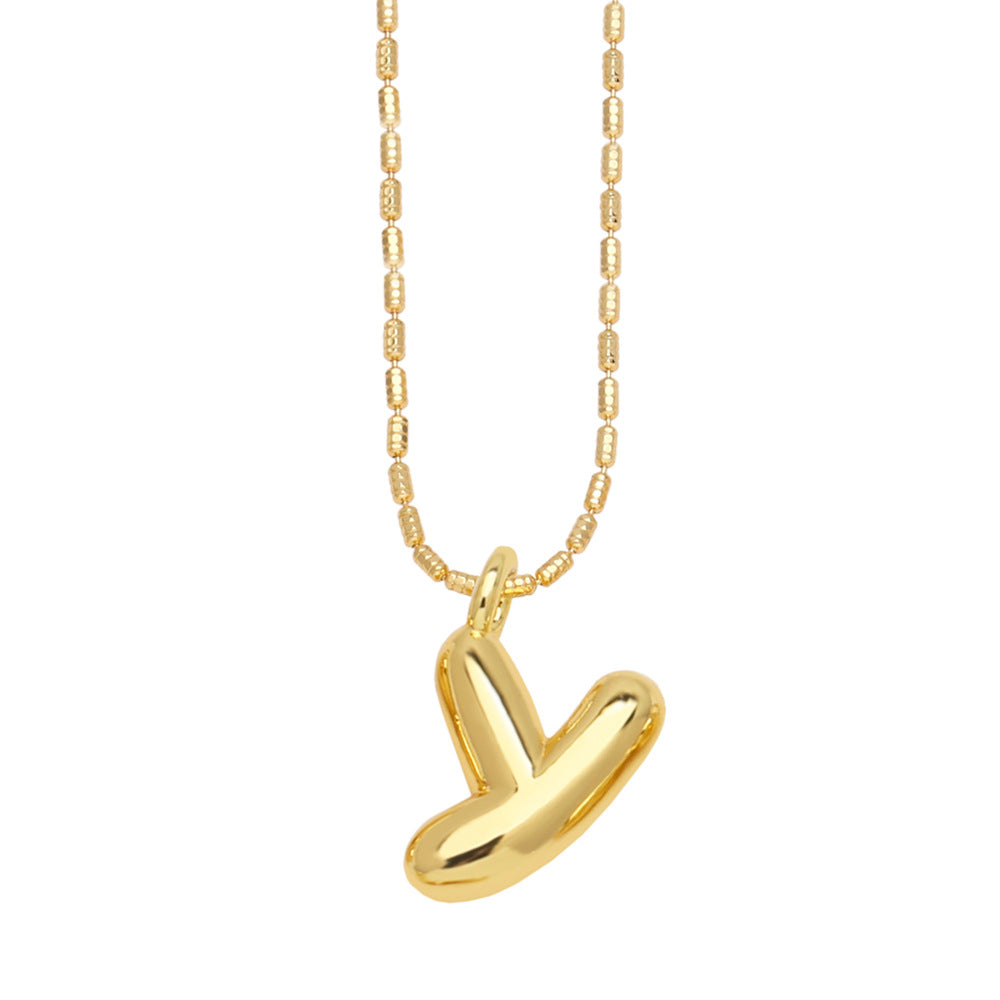 Fashion 26 English Letters Pendant Necklace