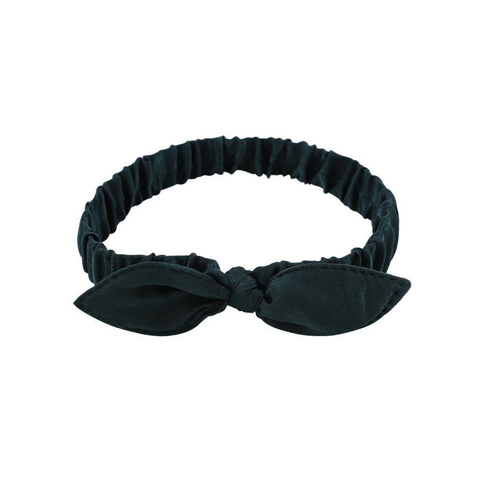 All-match Satin Headband With Wide Side Hair And Headband