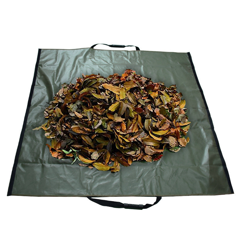 Garden Leaf Storage Outdoor Lawn Yard Waste Tarpaulin Container Recyclable Heavy Duty Garden Tote Garbage Bags