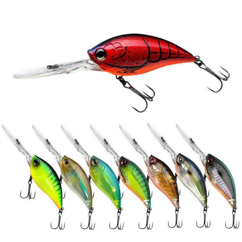 Inner Laser Deep Diving Sea Fishing Lure Bait Rock 70MM Hard Lure Lure Fake Bait