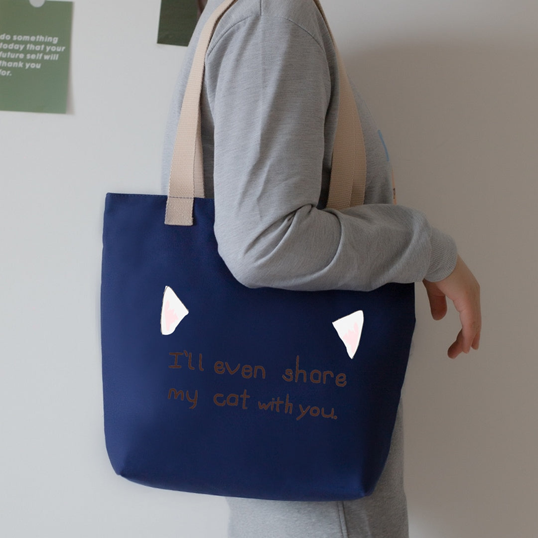 Bolso tote momia de un solo hombro, portátil, artístico, de lona para mujer