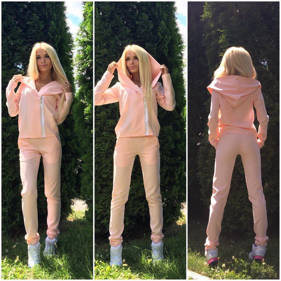 Women's Sports Casual Zipper Suit