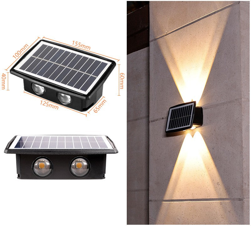 Impermeabilización de luces solares de pared para exteriores