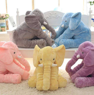 Almohada De Muñeca De Elefante Para Dormir Confort Para Bebé Con