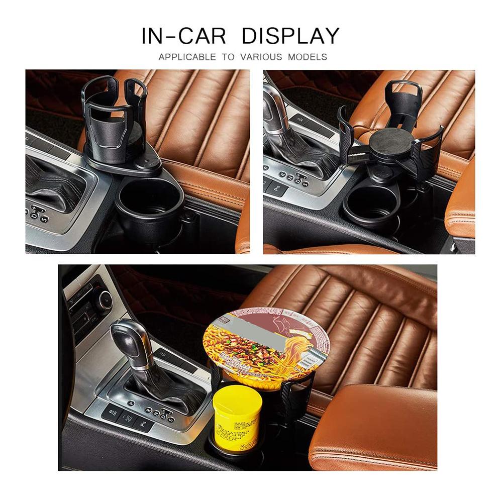 Portavasos plegable para coche, soporte para botella de bebida, soporte para taza, gafas de sol, organizador de teléfono, estilo de coche