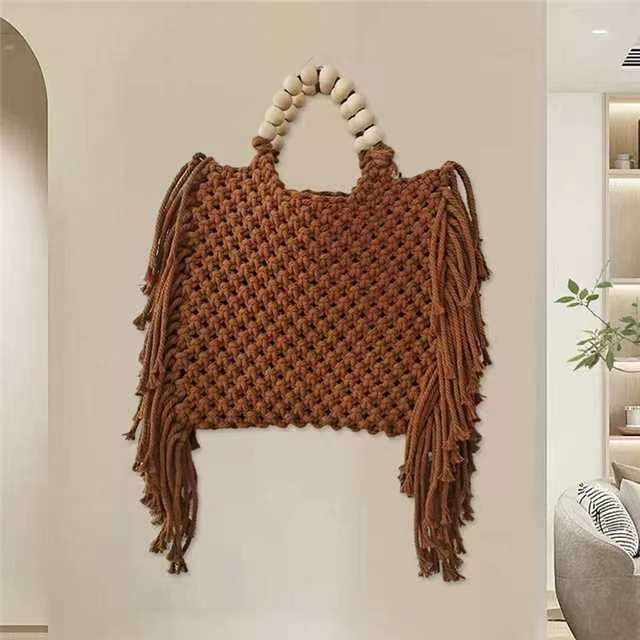 Bolso bandolera tejido casual de moda para mujer