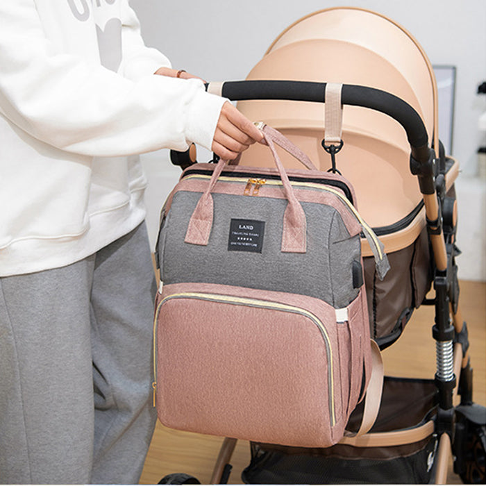 Nuevo Mochila para cuna de bebé, bolsa con aislamiento de leche de gran capacidad,