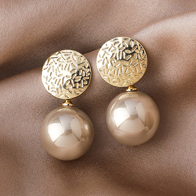 Zircon Earrings And Rings Personalized Pearls