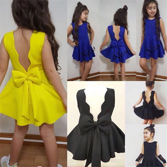 Ropa para niños Vestido Bebé Sin mangas Ropa para niña Años