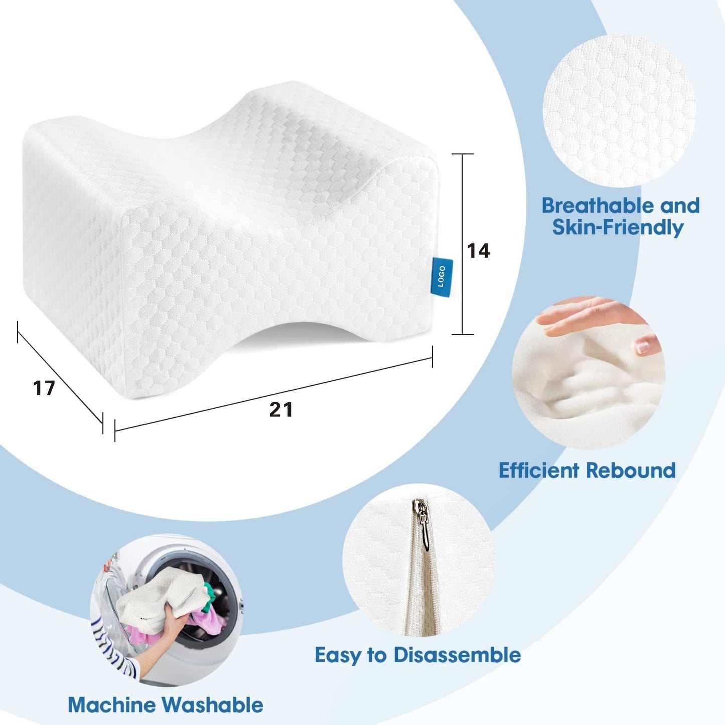 Square Helps Sleep Lower Back Pain Pregnant Women Leg Lock Pillow