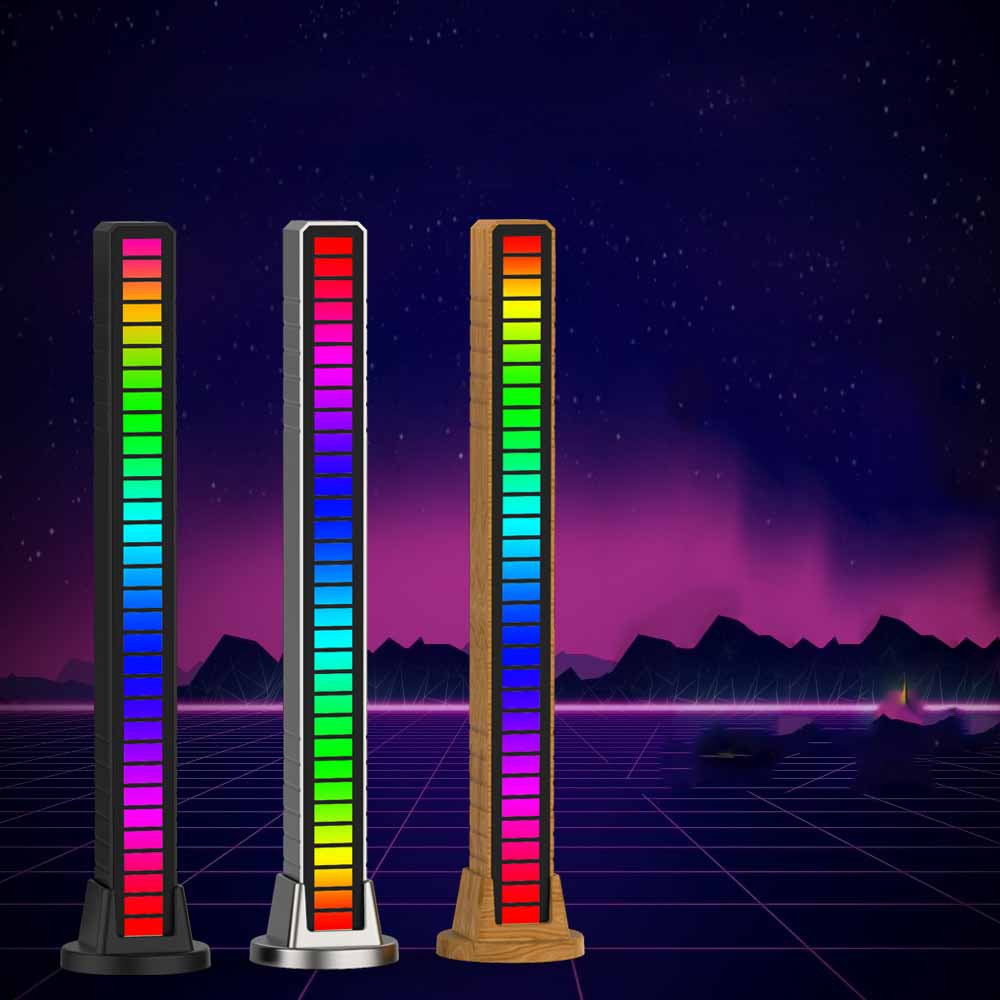 LED Strip Light Sound Control Pickup Rhythm Light Music Atmosphere Light RGB Colorful Tube USB Energy-Saving Lamp Ambient Light