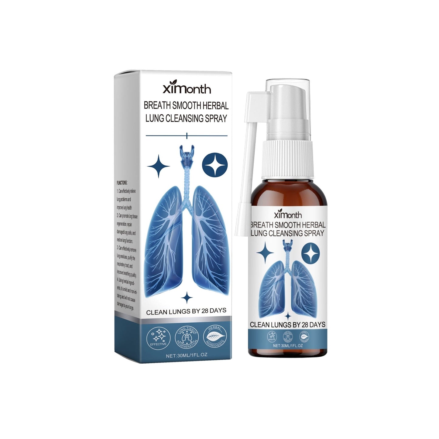 Smooth Breathing Herbal Lung Clearing Spray