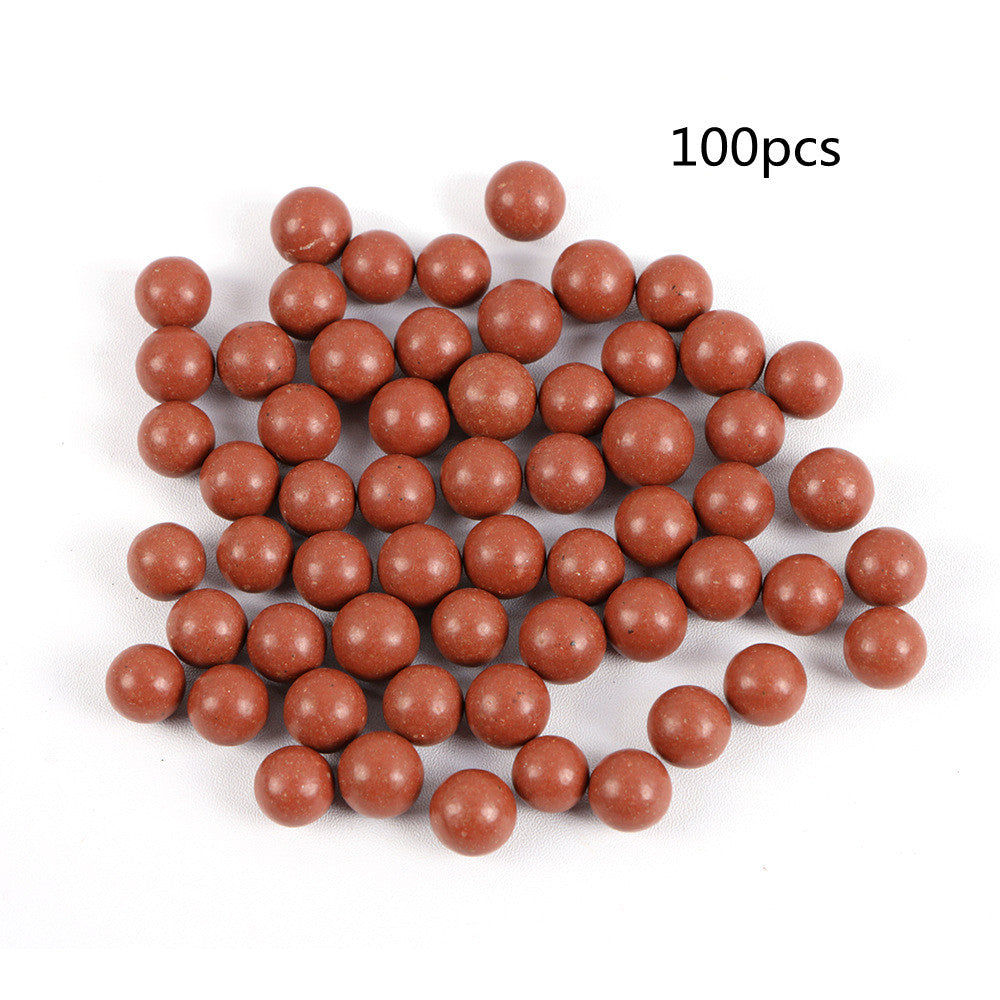 8mm Slingshot Magnetic Mud Pellets Outdoor Competitive Steel Ball Slingshot Mud Pellets 100 Pieces A Pack