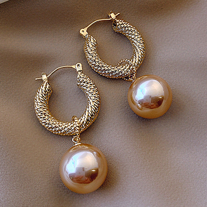 Zircon Earrings And Rings Personalized Pearls