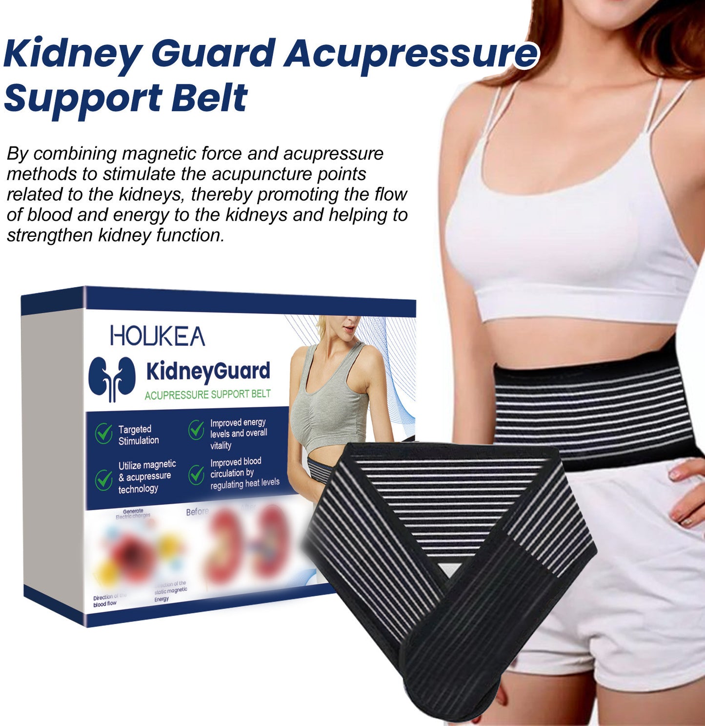 Elastic Breathable Waist Supporter Relieve Long-sitting Waist Muscles And Bones Pain