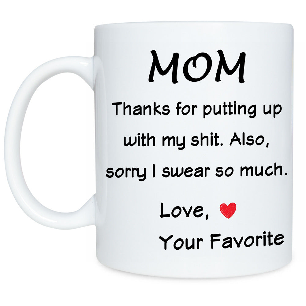 Thanksgiving Father Mother Ceramic Coffee Mug