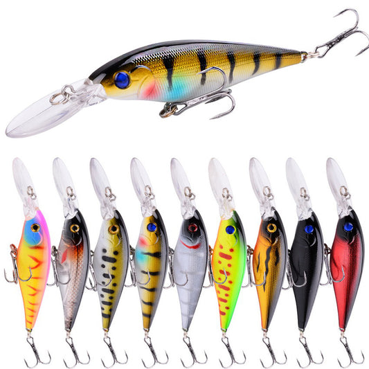 Minnow Fishing Lure 11cm 10g Floating Hard Wobbler Bait