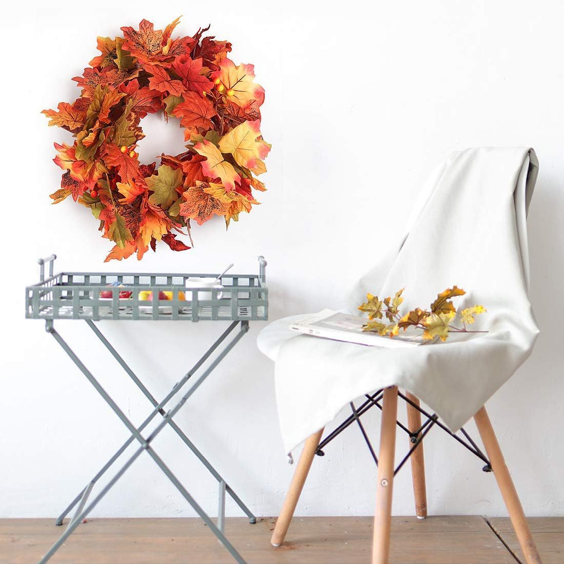 Thanksgiving Rattan Maple Rattan Decoration